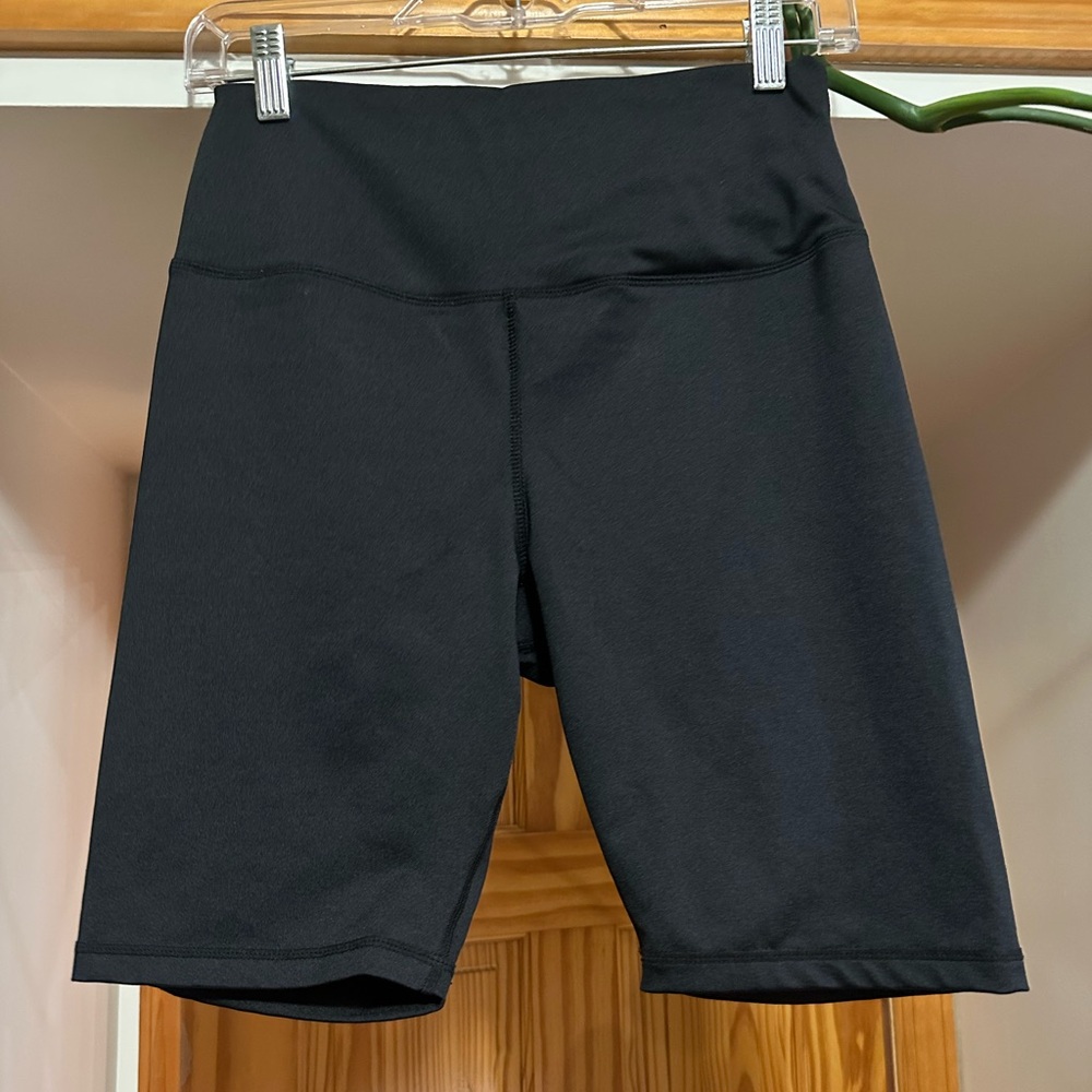 Biker Shorts 8” Inseam High Rise Black Size Small EUC